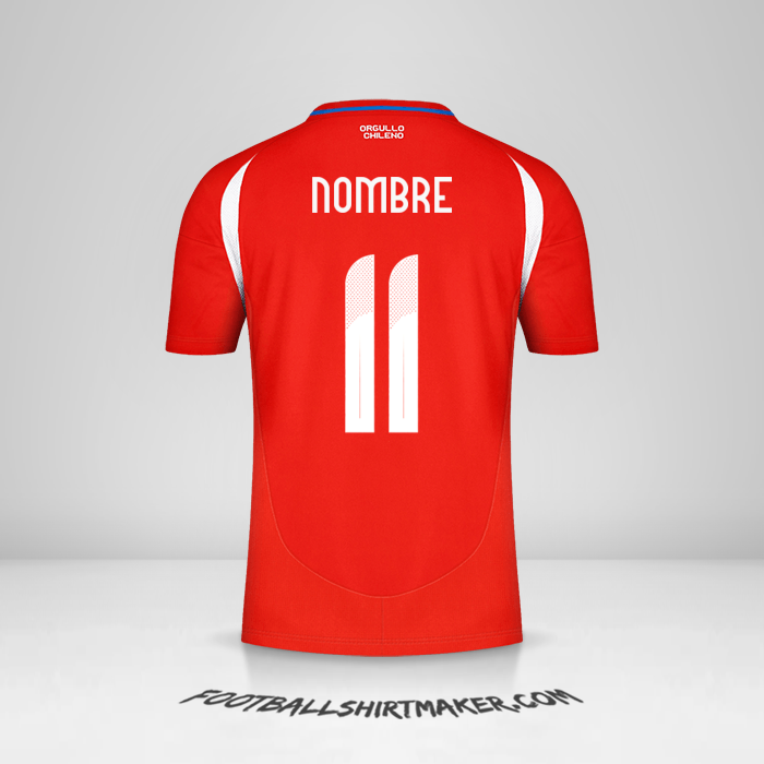 Jersey Chile 2024 -  nombre - 11