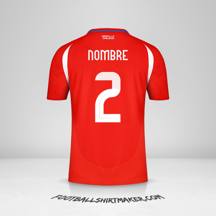 Jersey Chile 2024 -  nombre - 2