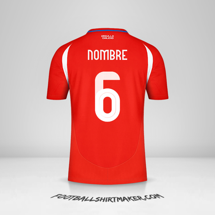 Jersey Chile 2024 -  nombre - 6