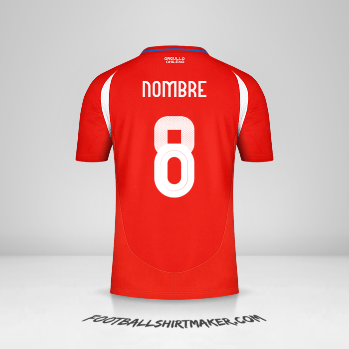 Jersey Chile 2024 -  nombre - 8