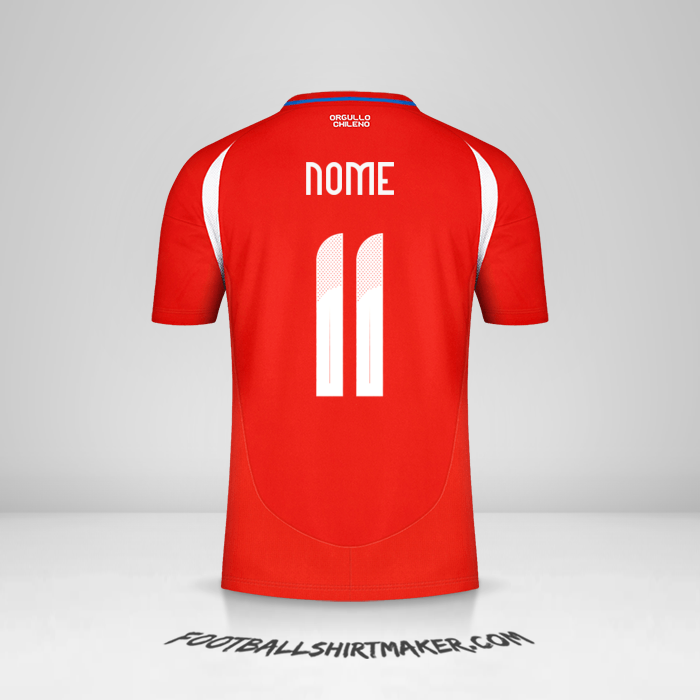 Maglia Cile 2024 -  nome - 11