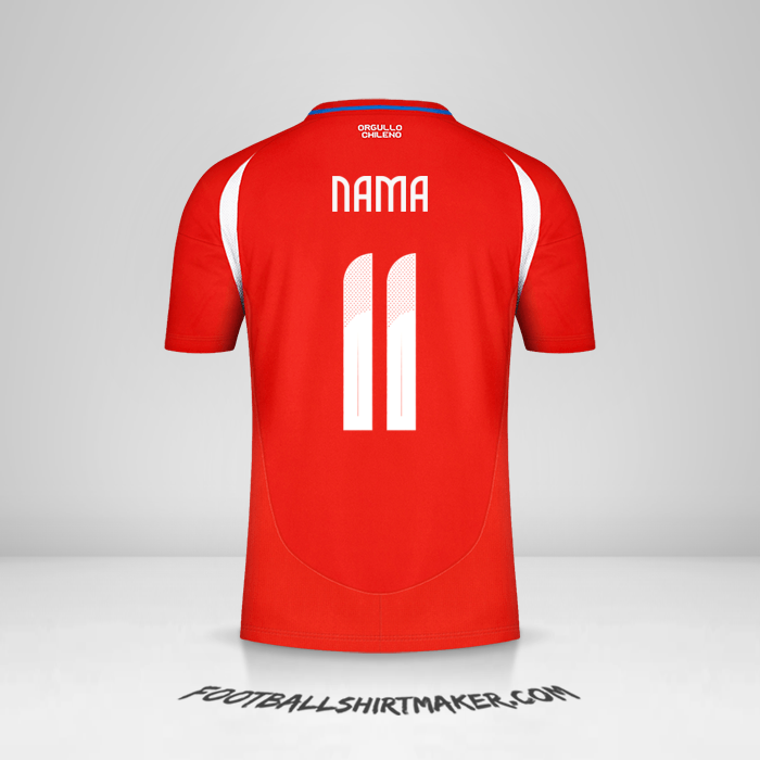 Jersey Cile 2024 -  nama - 11