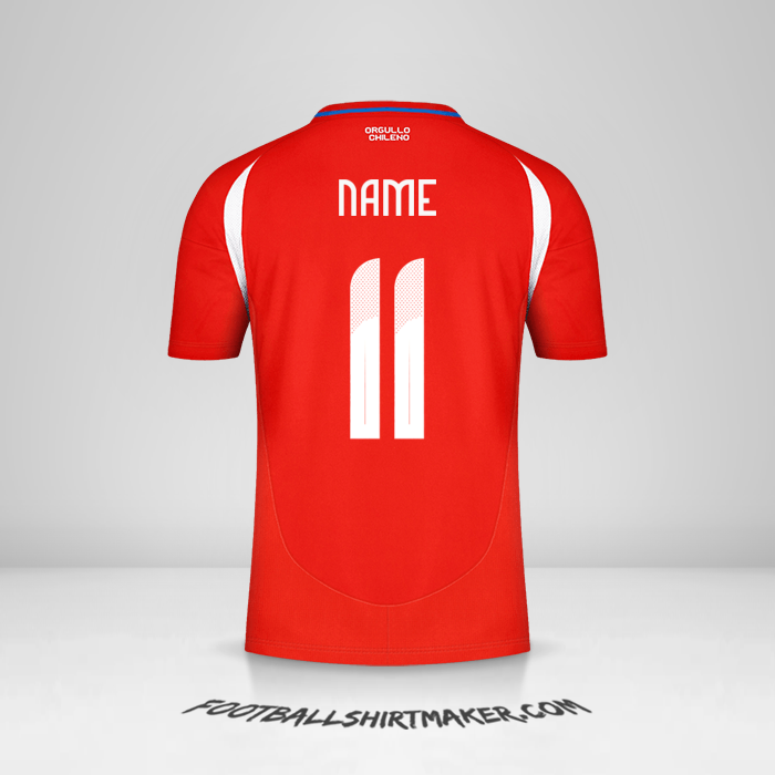 Trikot Chile 2024 -  name - 11