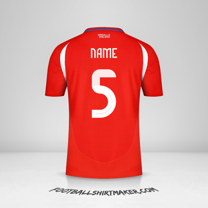 Shirt Chile 2024 -  name - 5