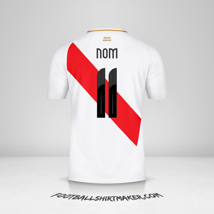 Maillot Pérou 2024 -  nom - 11