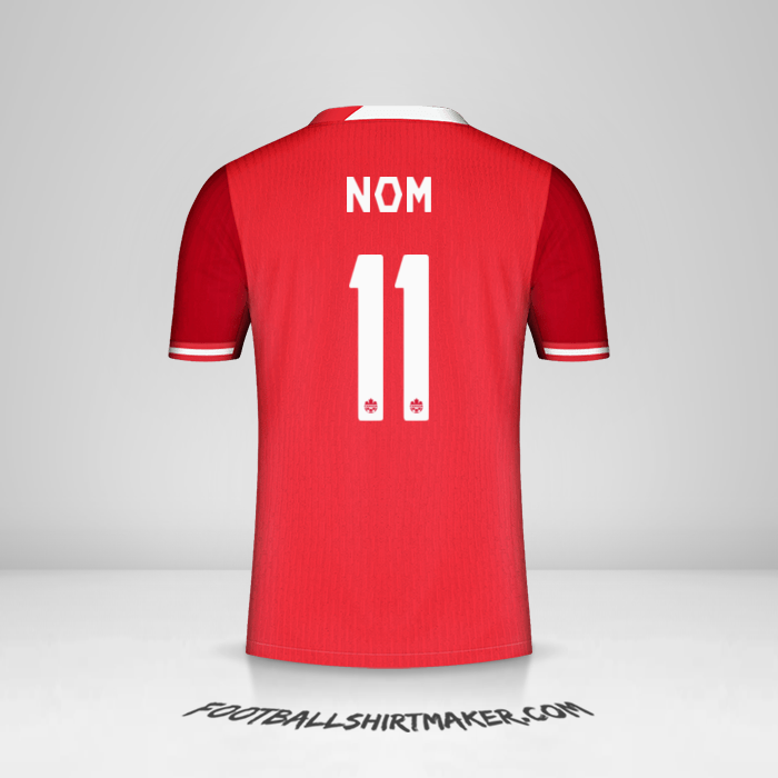 Maillot Canada 2024 -  nom - 11