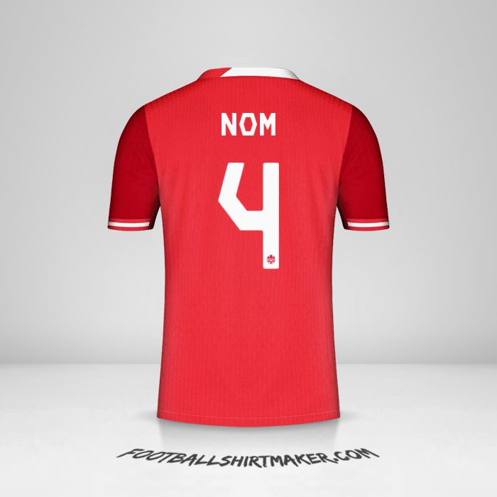 Maillot Canada 2024 -  nom - 4