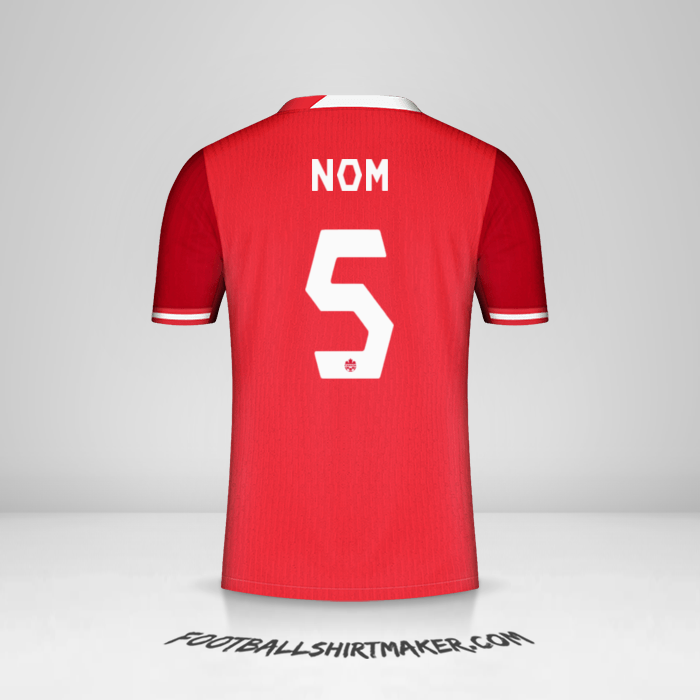 Maillot Canada 2024 -  nom - 5