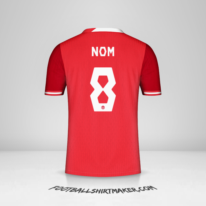 Maillot Canada 2024 -  nom - 8