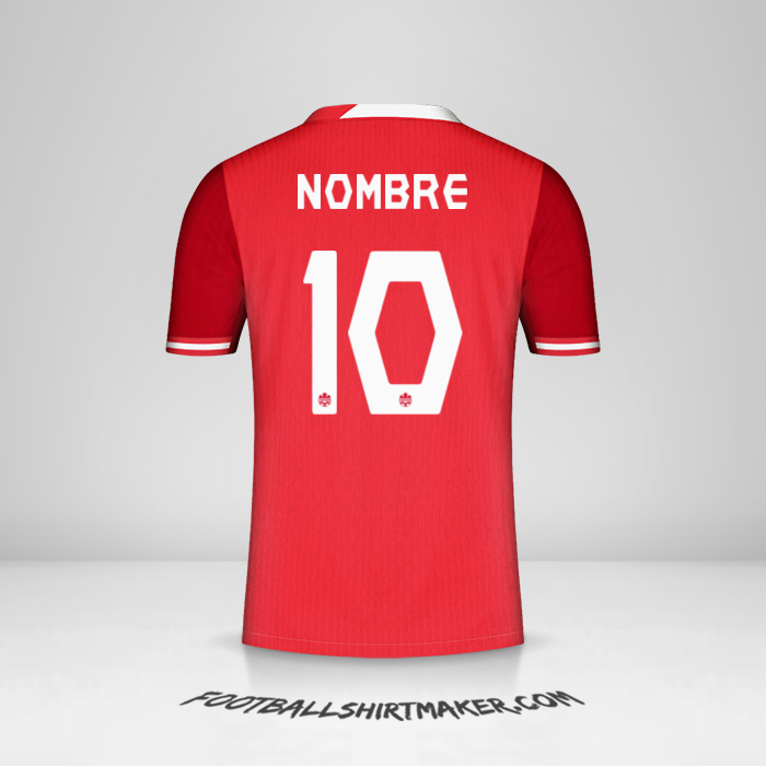 Jersey Canada 2024 -  nombre - 10