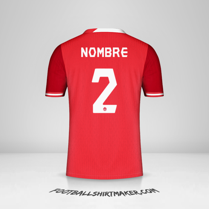 Jersey Canada 2024 -  nombre - 2
