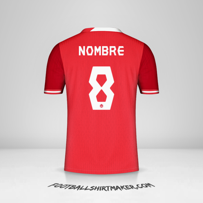 Jersey Canada 2024 -  nombre - 8