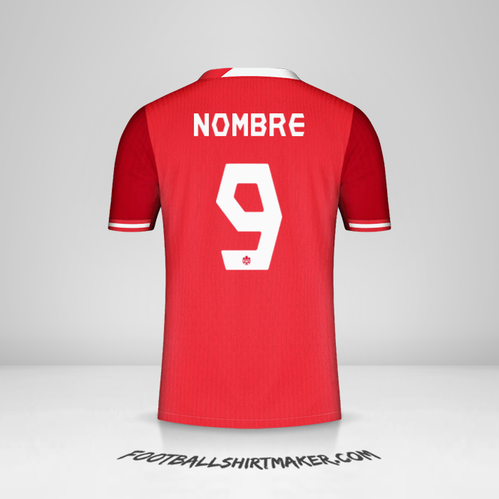 Camiseta Canada 2024 -  nombre - 9