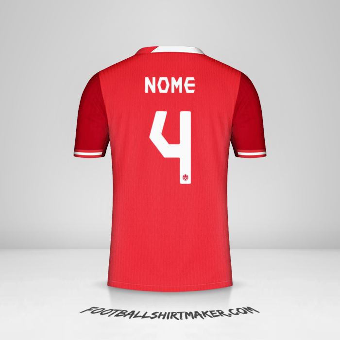 Camisa Canadá 2024 -  nome - 4