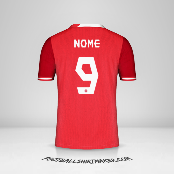 Camisa Canadá 2024 -  nome - 9