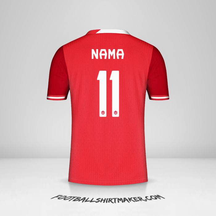 Jersey Kanada 2024 -  nama - 11
