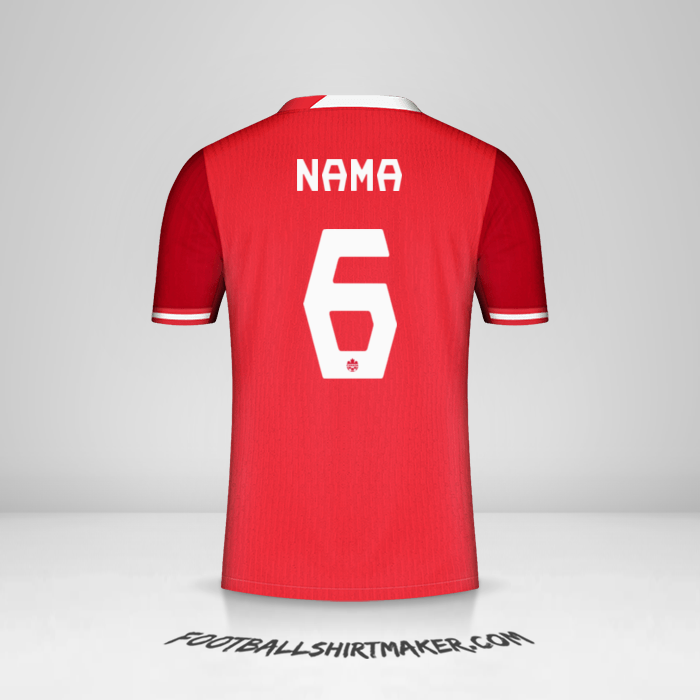 Jersey Kanada 2024 -  nama - 6