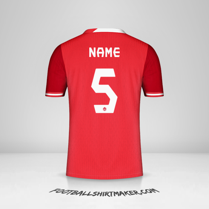 Trikot Kanada 2024 -  name - 5