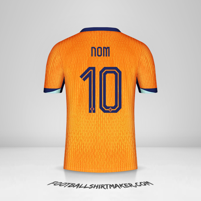 Maillot Pays-Bas 2024 -  nom - 10