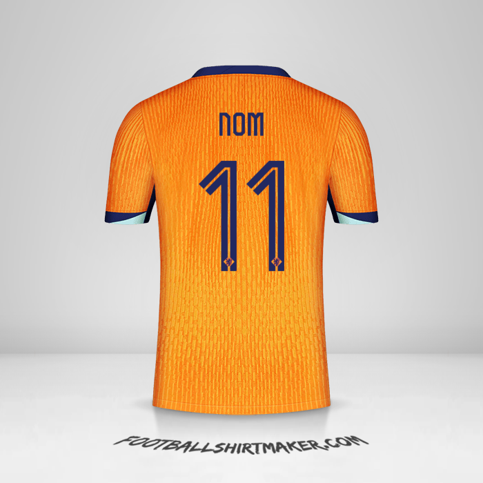 Maillot Pays-Bas 2024 -  nom - 11