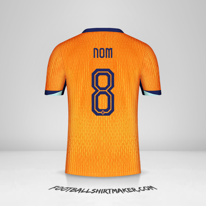Maillot Pays-Bas 2024 -  nom - 8
