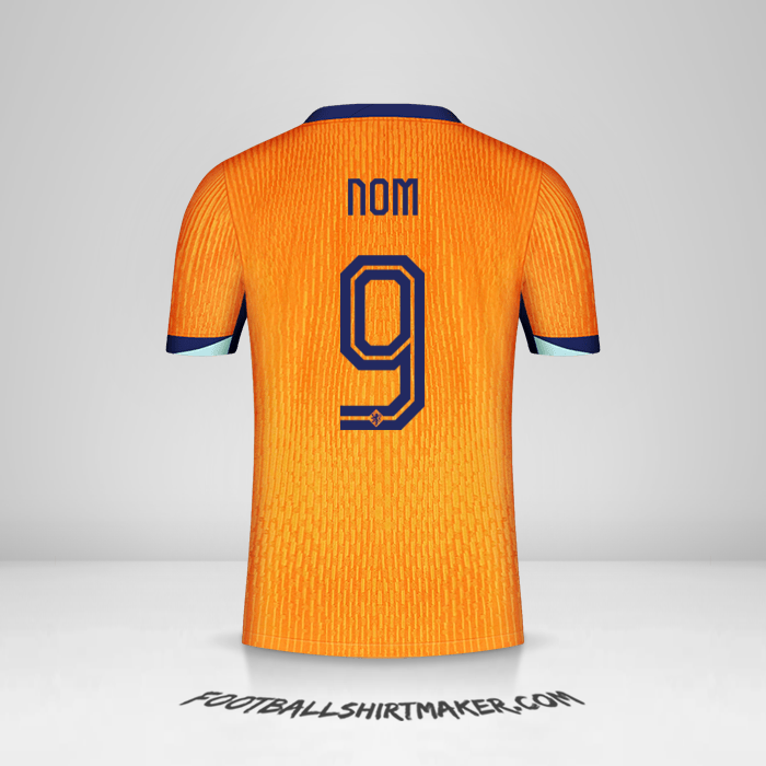 Maillot Pays-Bas 2024 -  nom - 9