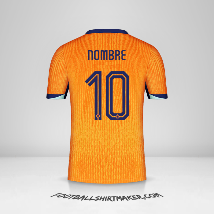 Jersey Paises Bajos 2024 -  nombre - 10