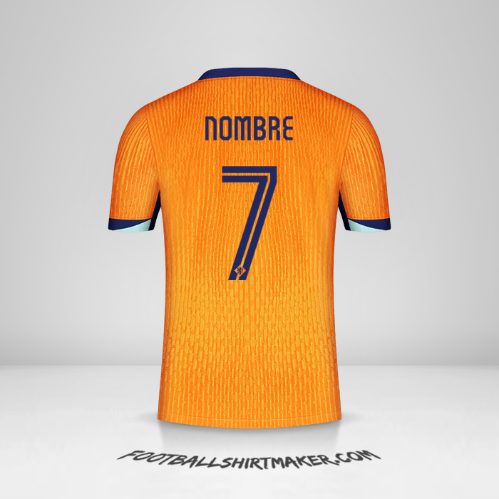 Jersey Paises Bajos 2024 -  nombre - 7