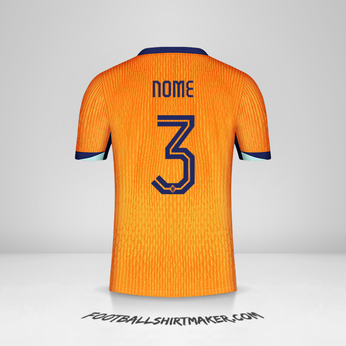 Camisa Países Baixos 2024 -  nome - 3