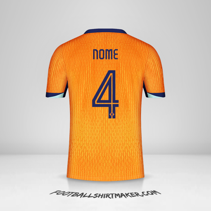 Camisola Países Baixos 2024 -  nome - 4