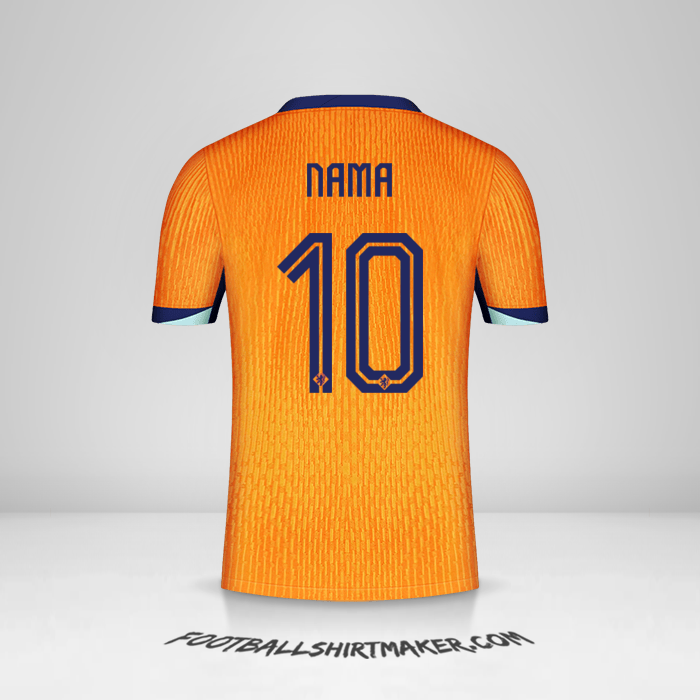 Jersey Belanda 2024 -  nama - 10