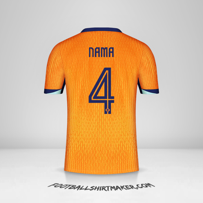 Jersey Belanda 2024 -  nama - 4