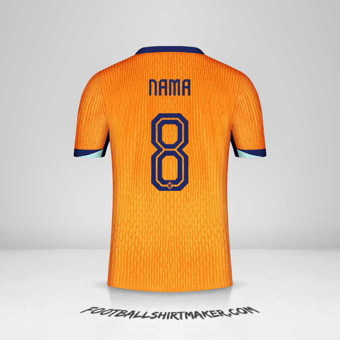 Jersey Belanda 2024 -  nama - 8