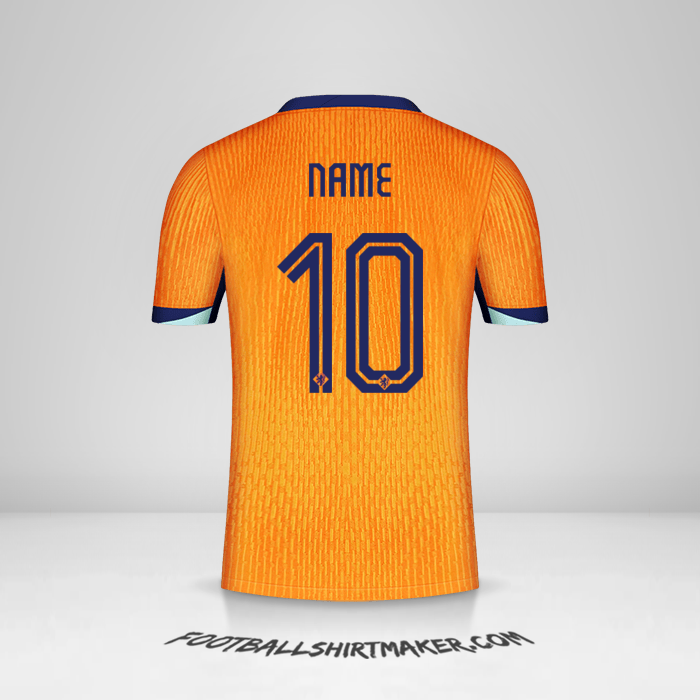Shirt Netherlands 2024 -  name - 10