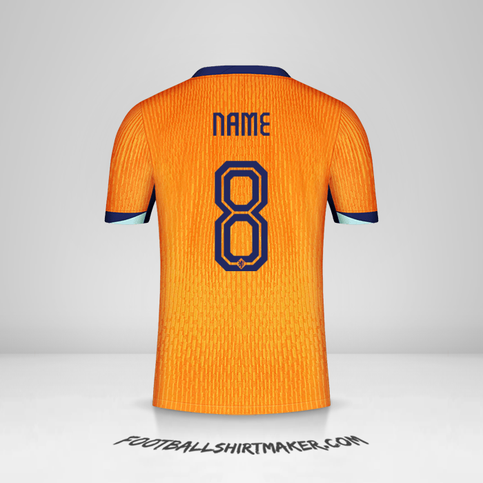 Shirt Netherlands 2024 -  name - 8