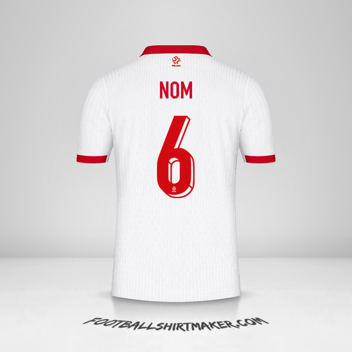 Maillot Pologne 2024 -  nom - 6
