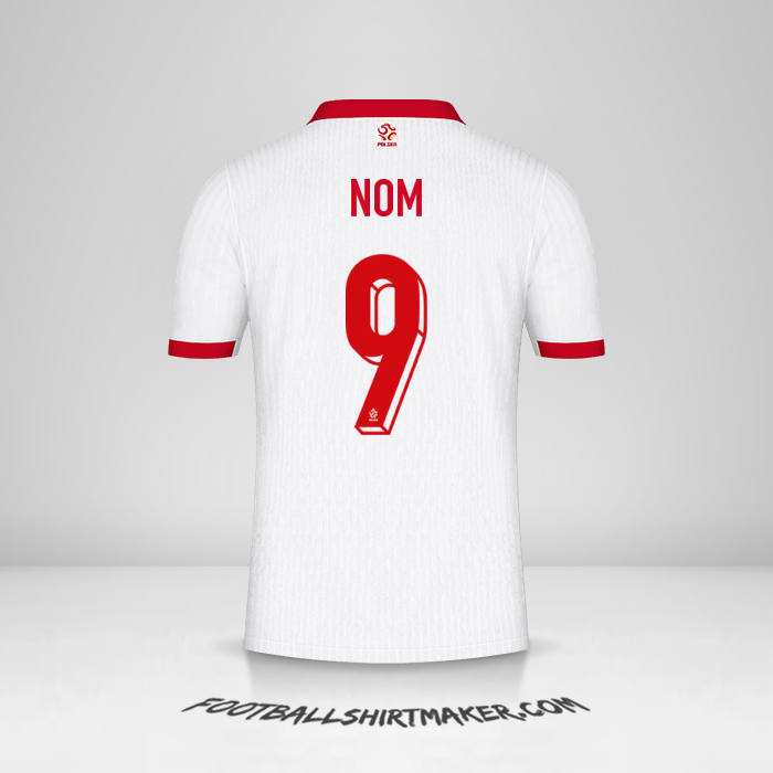 Maillot Pologne 2024 -  nom - 9