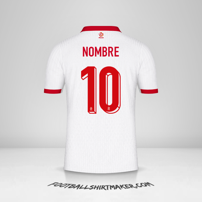 Camiseta Polonia 2024 -  nombre - 10