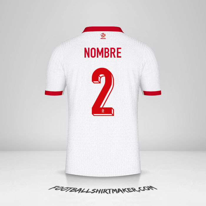 Jersey Polonia 2024 -  nombre - 2