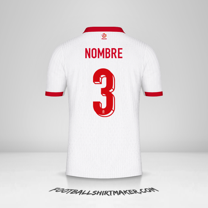 Jersey Polonia 2024 -  nombre - 3