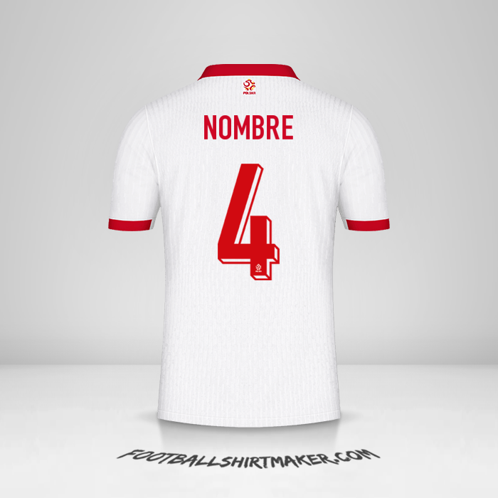 Jersey Polonia 2024 -  nombre - 4