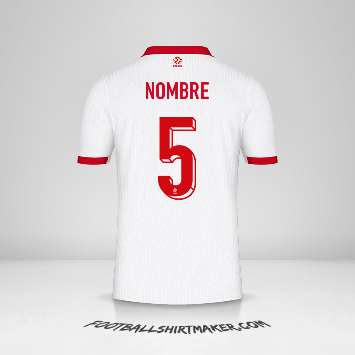 Camiseta Polonia 2024 -  nombre - 5