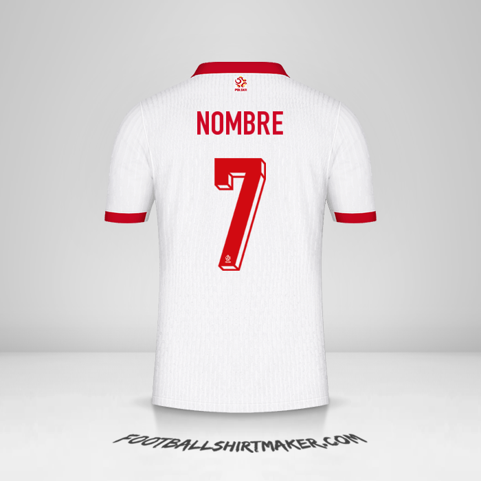 Jersey Polonia 2024 -  nombre - 7