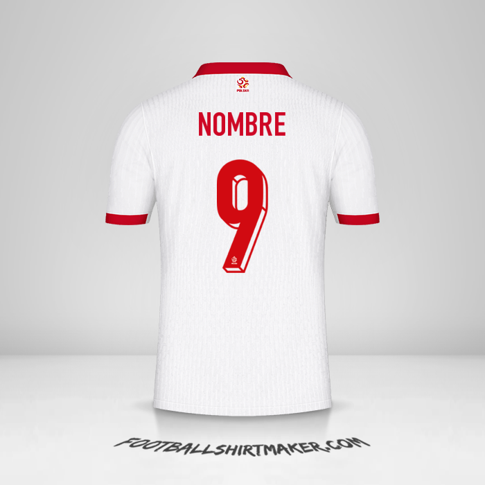 Jersey Polonia 2024 -  nombre - 9