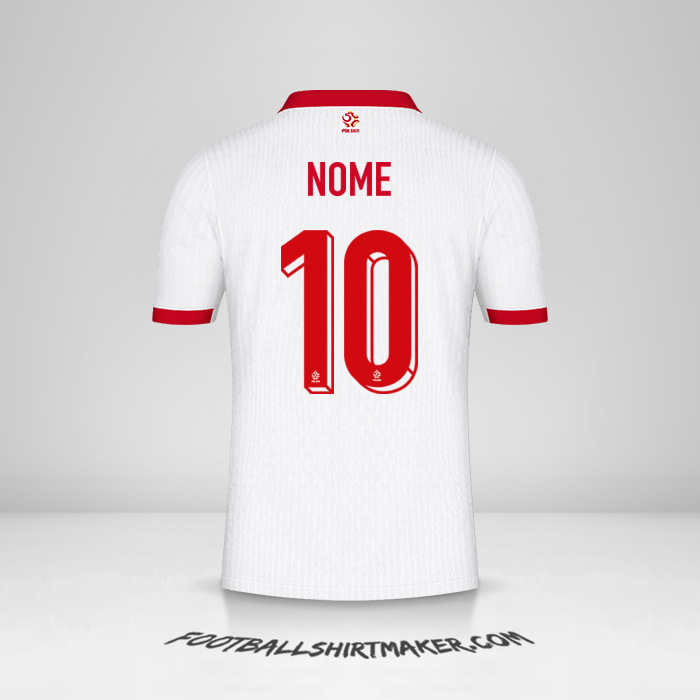 Camisa Polônia 2024 -  nome - 10