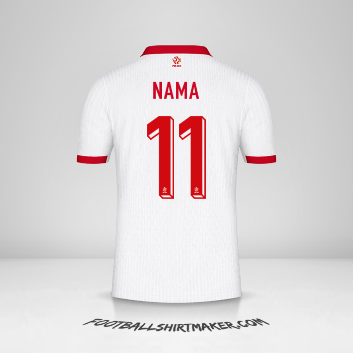 Jersey Polandia 2024 -  nama - 11