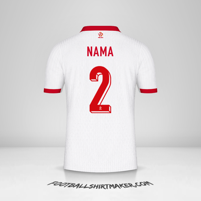 Jersey Polandia 2024 -  nama - 2