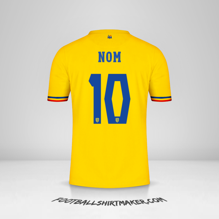 Maillot Roumanie 2024 -  nom - 10