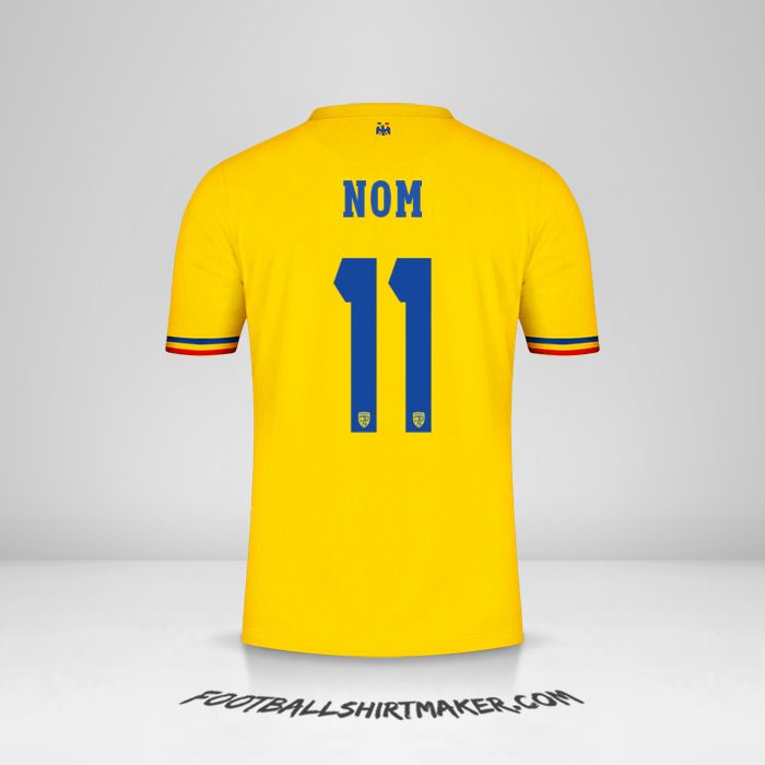 Maillot Roumanie 2024 -  nom - 11