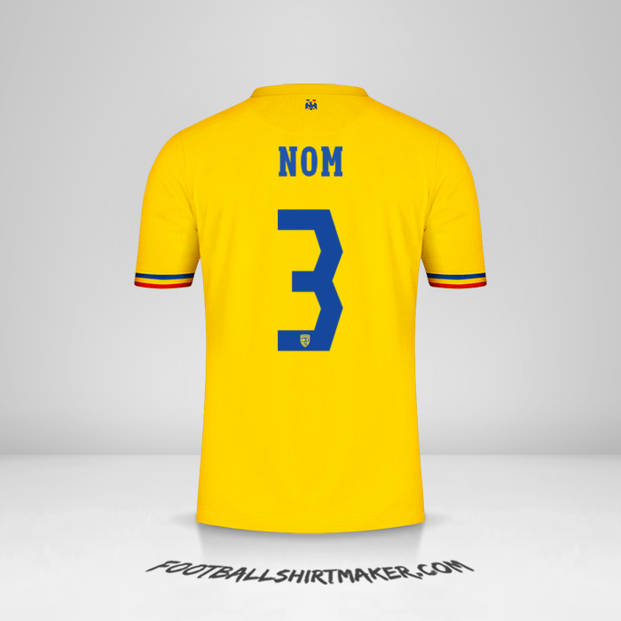 Maillot Roumanie 2024 -  nom - 3